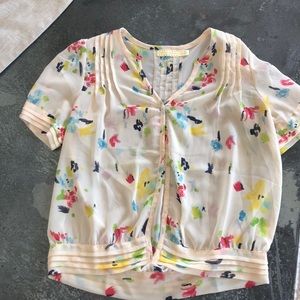 Pins and Needles colorful blouse